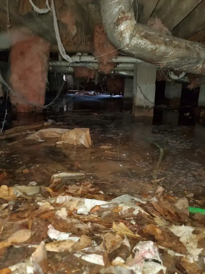 Crawl space flood assessment for Commercial Water Damage Restoration in Norway
